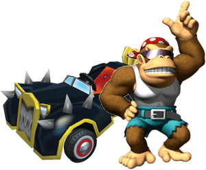 Mario Kart Funky Kong , Png Download - Mario Kart 7 Funky Kong, Transparent Png PNG image with transparent background
