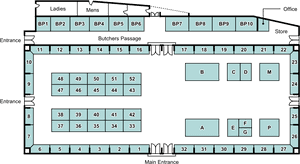 Central Market - Stall Map - Layout Of A Market, HD Png Download PNG image with transparent background