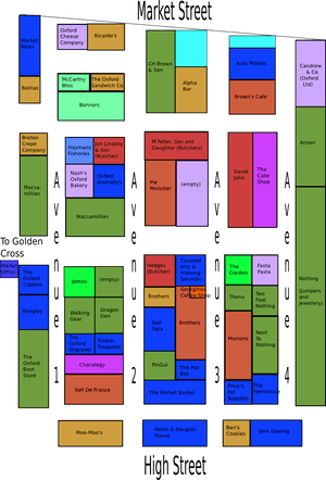 Covered Market - Oxford Covered Market Map, HD Png Download PNG image with transparent background