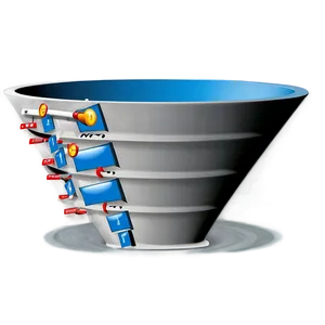 Marketing Funnel Exit Points Png Ksw39 PNG Image