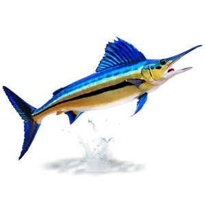 Marlin Jumping Sunset Png 27 PNG Image