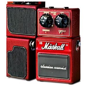 Marshall Guitar Pedals Png 06232024 PNG Image