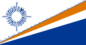 Marshall Islands Flag PNG image with transparent background