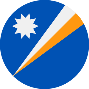 Marshall Islands Flag Graphic PNG image with transparent background