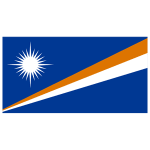 Marshall Islands Flag Graphic PNG image with transparent background