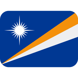 Marshall Islands Flag Graphic PNG image with transparent background