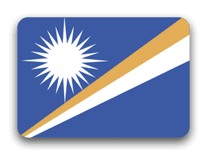 Marshall Islands Flag Graphic PNG image with transparent background