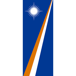 Marshall Islands Flag PNG with transparent background