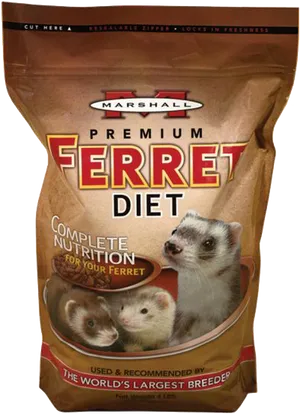 Marshall Premium Ferret Diet Package PNG Image