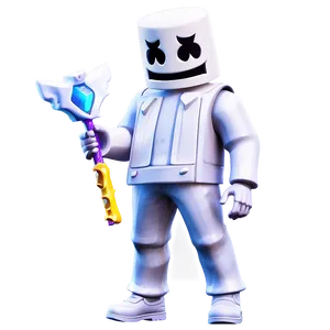 Marshmello Back Bling Fortnite Png 06252024 PNG Image