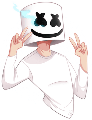 Marshmello Fanart, HD Png Download PNG image with transparent background