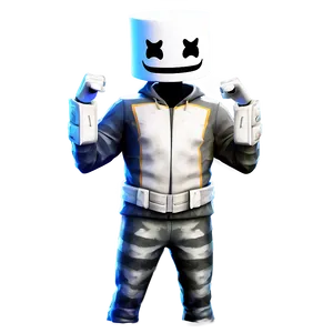 Marshmello Cosmetic Fortnite Png Isk19 PNG Image