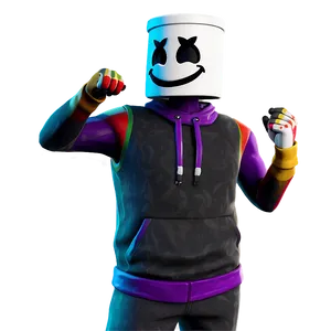 Marshmello Cosmetic Fortnite Png Loj56 PNG Image