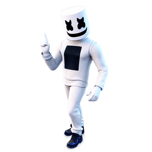 Marshmello Exclusive Fortnite Skin PNG 06252024 PNG