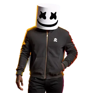 Marshmello Face For Gaming Avatar Png 06282024 PNG Image