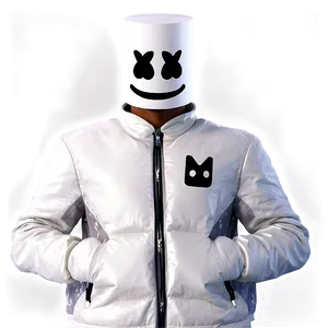 Marshmello Face For Gaming Avatar Png 73 PNG Image