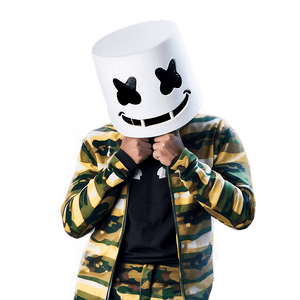 Marshmello Face Reveal Fortnite PNG 06252024 PNG