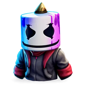 Marshmello Fortnite Spray Png 30 PNG Image