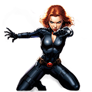 Marvel Comics Black Widow PNG eei25 PNG with transparent background