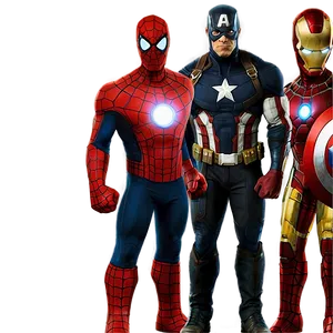 Marvel Heroes Group Png 69 PNG Image