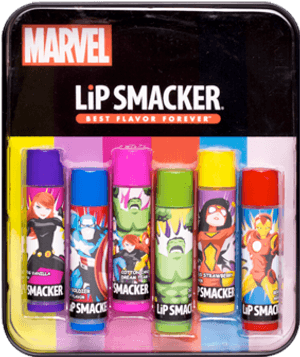 Marvel Lip Smacker Collection Pack PNG image with transparent background