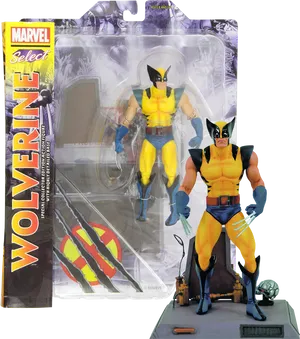 Marvel Select Wolverine Action Figure Packaging PNG Image