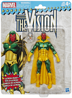 Vision Vintage Marvel Legends, HD Png Download PNG
