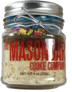 Mason Jar Cookie Mix PNG Image