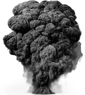 Transparent Explosion Smoke Png - Mushroom Cloud Png Gif, Png Download PNG with transparent background