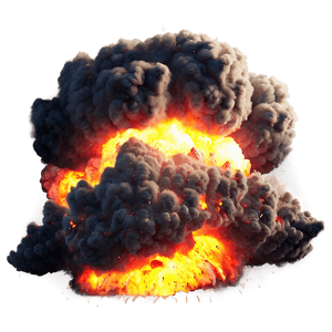 Massive Explosion Scene PNG eed70 PNG image with transparent background