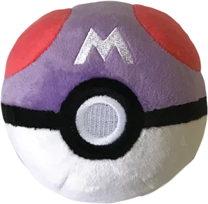 Master Ball Plush Toy PNG Image