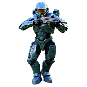 Master Chief Action Pose PNG 98 PNG image with transparent background