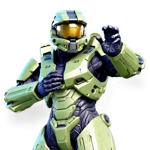 Master Chief Halo 3d Model Png Nva75 PNG Image