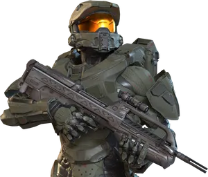 Master Chief Halo Armor PNG Image