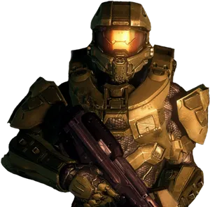 Master Chief Halo Armor PNG Image