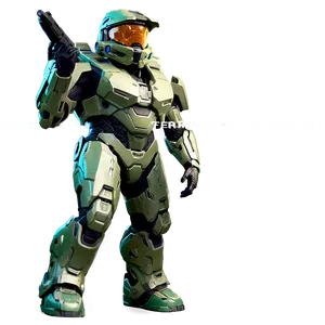 Master Chief Halo Full Body Png Qtq PNG Image