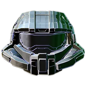 Master Chief Helmet Blueprint Png Cqy60 PNG Image