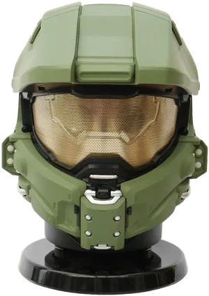 Master Chief Helmet Close Up PNG Image