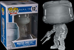 Master Chief With Energy Sword Translucent Pop Vinyl, HD Png Download PNG image with transparent background