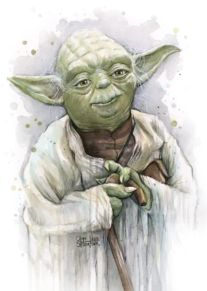 Master Yoda Artwork PNG Image