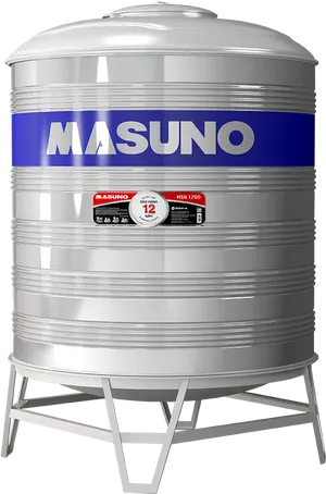 Masuno Brand Water Tank Standing PNG Image