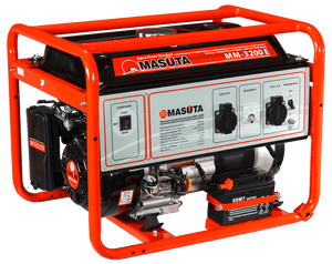 Masuta M M3200 E Portable Generator PNG image with transparent background