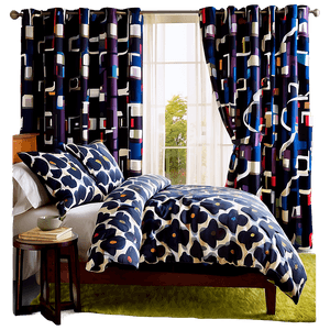 Matching Bedding and Curtains PNG 06262024 PNG with transparent background