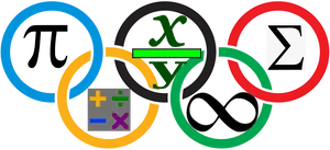 Mathematical Olympic Rings PNG Image