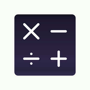 Mathematical Operations Icon PNG image with transparent background