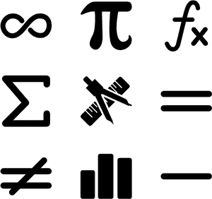 Math Symbols Png, Transparent Png PNG image with transparent background