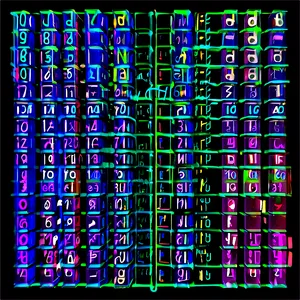 Matrix Code Network Grid Png Aym4 PNG Image