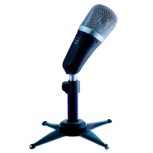 Matte Finish Microphone On Stand Png 71 PNG Image