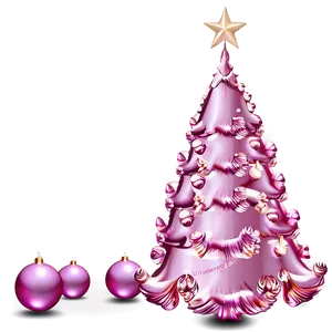 Mauve Pink Christmas Tree Png 06122024 PNG Image