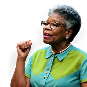 Maya Angelou Black History Month Png 32 PNG Image